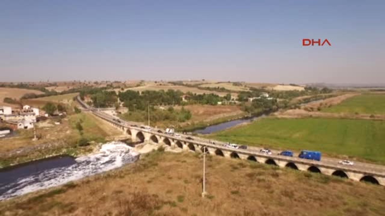 Edirne Guinness'e Aday Tarihi Köprü 1306 Metre Ölçüldü
