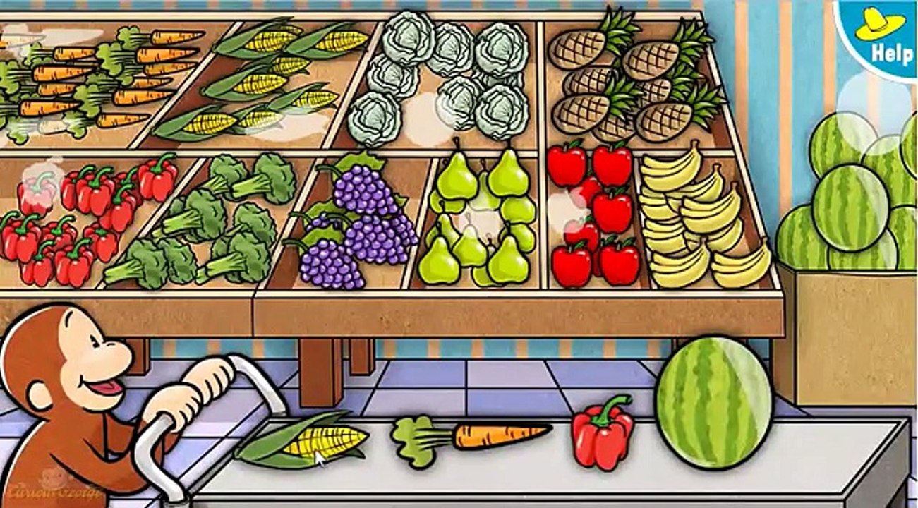 ♡ Curious George / Jorge el Curioso - Supermarket Mix-up Funny Pattern Video Game For Kids