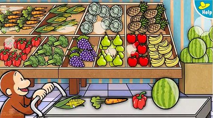 ♡ Curious George / Jorge el Curioso - Supermarket Mix-up Funny Pattern Video Game For Kids