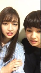 170717 TPD 上西星来 脇あかり インスタグラム インスタライブ