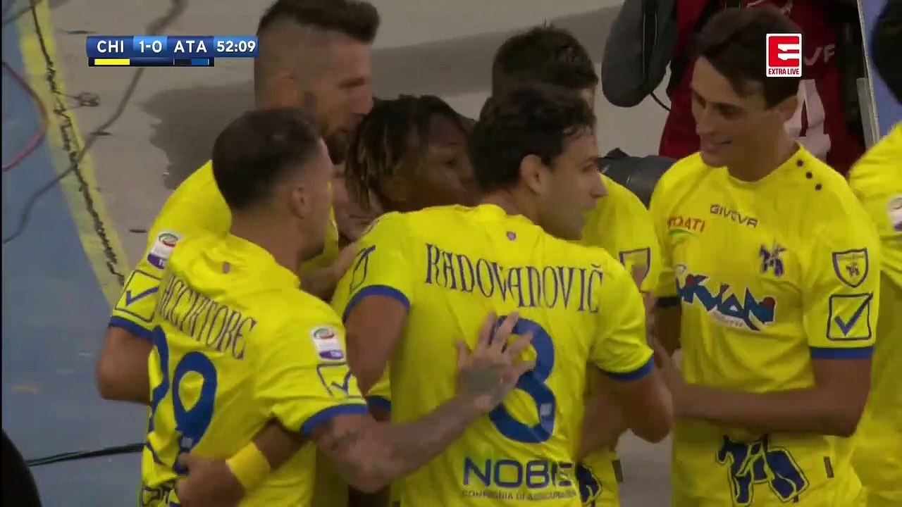 1-0 Samuel Bastien Goal Chievo Verona 1-0 Atalanta Bergamo - 17092017
