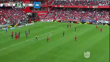 1-0 Alexis Canelo Goal HD - Toluca vs Querétaro 17.09.2017