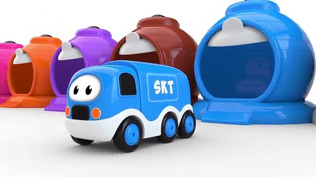 Colors for Children to Learn with Street Vehicles - Colors & Shapes Collection for Childre