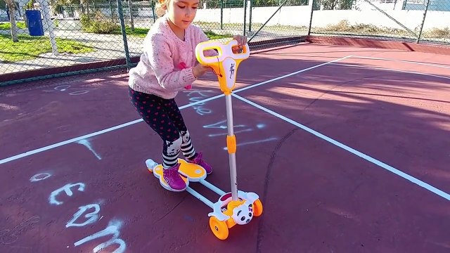 Enteresan kaykay öğrendik artık , eğlenceli çocuk videosu