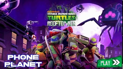 ЧЕРЕПАШКИ НИНДЗЯ НА ANDROID - TMNT Rooftop Run Лучшие игры на андроид new PHONE PLANET