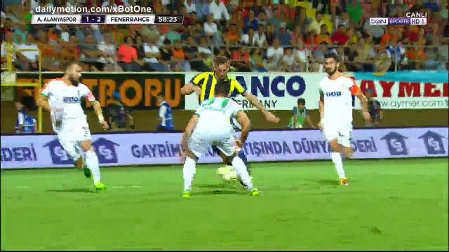 Giuliano penalty Goal HD - Alanyaspor 1 - 3 Fenerbahce - 17.09.2017 (Full Replay)