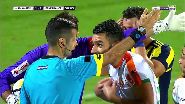 1-3 Ömer Ali Sahiner Penalty Goal Turkey Süper Lig - 17.09.2017 Alanyaspor 1-3 Fenerbahçe SK