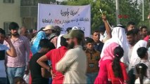 Şanlıurfa Suriyeliler, Sınırda Pkkpyd'yi Protesto Etti