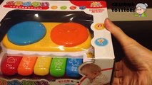 Unboxing TOYS Review/Demos - Bright Musical Baby toddler touch keyboard player talented musician