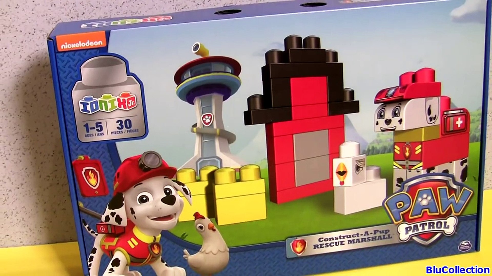 kirurg Støjende Sætte Paw Patrol Rescue Marshall Blocks Nickelodeon Lego Duplo Numbers 123  FASHEMS Surprise Baby Toys - video Dailymotion