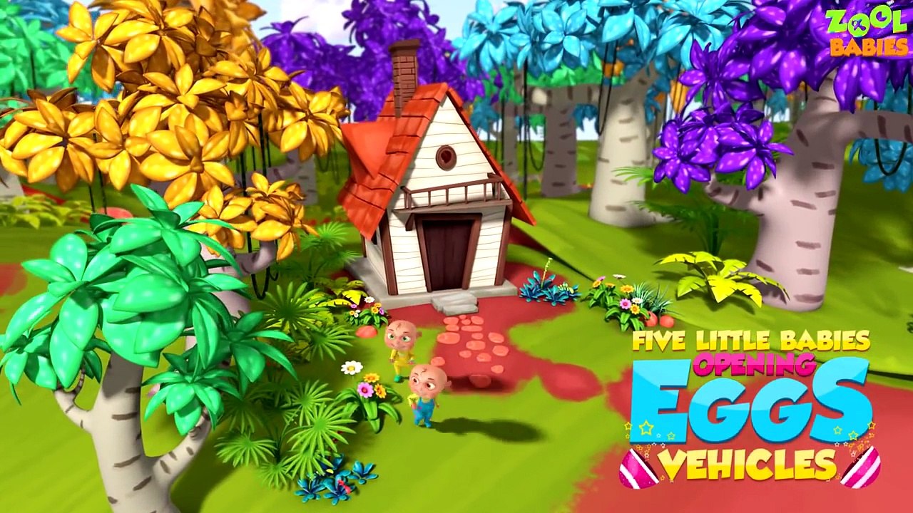 Five Little Babies Visiting Vehicles Showroom | Cartoon Animation Collection | Zool Babies