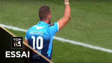 TOP 14 - Essai Aaron CRUDEN (MHR) - Montpellier - Toulon - J4 - Saison 2017/2018