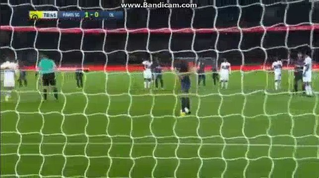 Edinson Cavani Missed Penalty HD - PSG 1-0 Lyon 17.09.2017