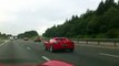 Supercars on highway Pagani Zonda F Bugatti Veyron McLaren MP4-12C Lamborghini Diablo