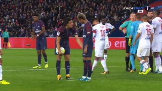 Edinson Cavani (Penalty missed) HD - PSG 1-0 Lyon - 17.09.2017