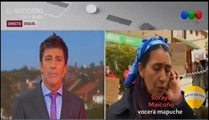 NICOLAS REPETTO SORAYA MAICOÑO MAPUCHES ENCAPUCHADOS EN NOMBRE DE LA GENTE
