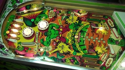 1979 Gottlieb INCREDIBLE HULK pinball machine