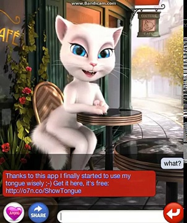 Talking Angela is a safe app (196k views) ROAD TO 200k