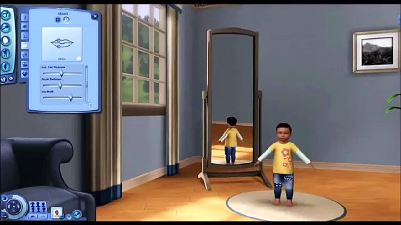 Sims 3 Create a sim - Making a resized toddler - Josiah Anthony