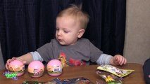 Baby Opens Disney Junior Sheriff Callie & Lion Guard Blind Bags | Teagans Toy Picks | BinsToyBin