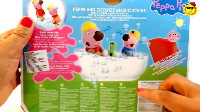 Peppa Pig Videos - Juguetes de Baño Peppa Pig y George Manchitas Mágicas
