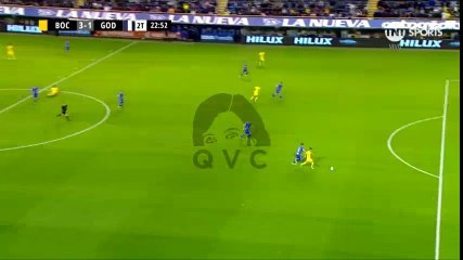 Gol de Pavón / Boca 3 - 1 Godoy Cruz SUPERLIGA 2017 Fecha 3