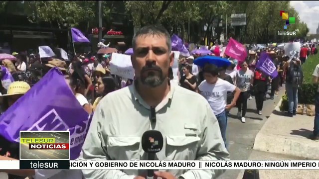 Marchan mexicanos contra feminicidios; repudian el de Mara Castilla