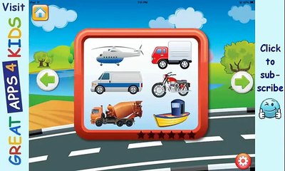 Means of Transportation ESL Vocabulary For Kids - Teaching and Learning English