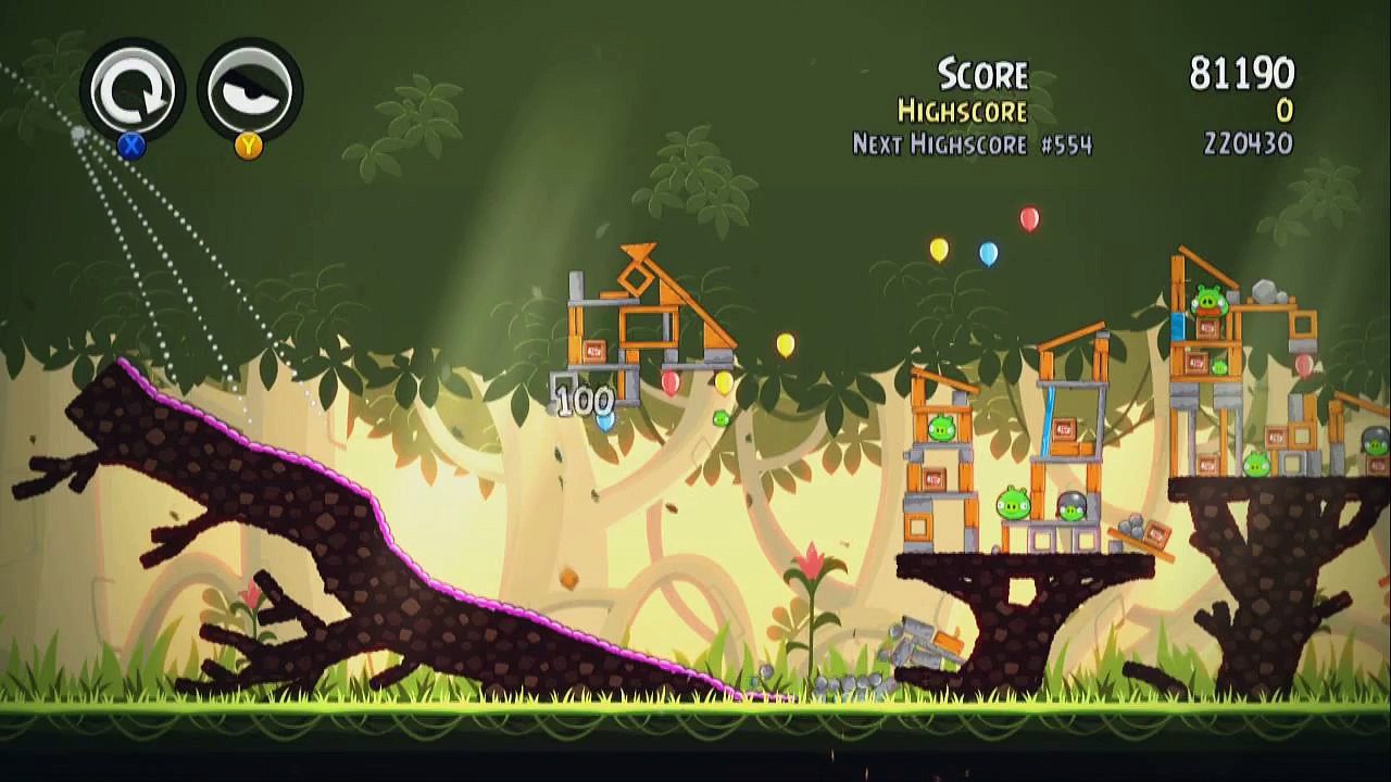 Angry Birds Trilogy Bonus Classic 3 Stars - Walkthrough/commentary (Xbox360)