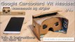 Google Cardboard VR Headset Homemade / DIY Virtual Reality