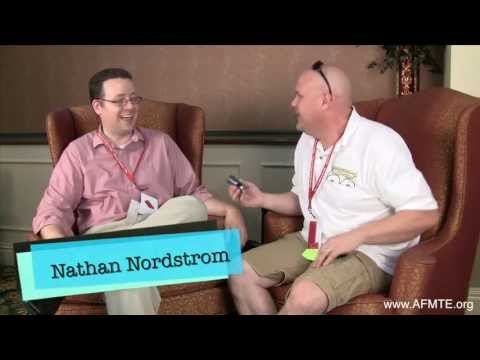 Nathan Nordstrom at the 2013 Alliance for Massage Therapy Education Conference