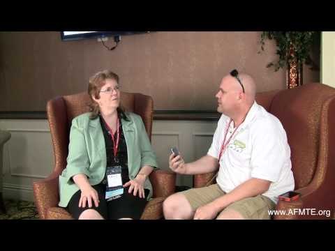 Nancy Dail at the 2013 Alliance for Massage Therapy Education Conference