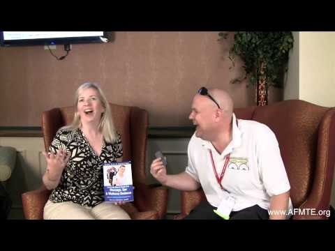 Felicia Brown at the 2013 Alliance for Massage Therapy Education Conference