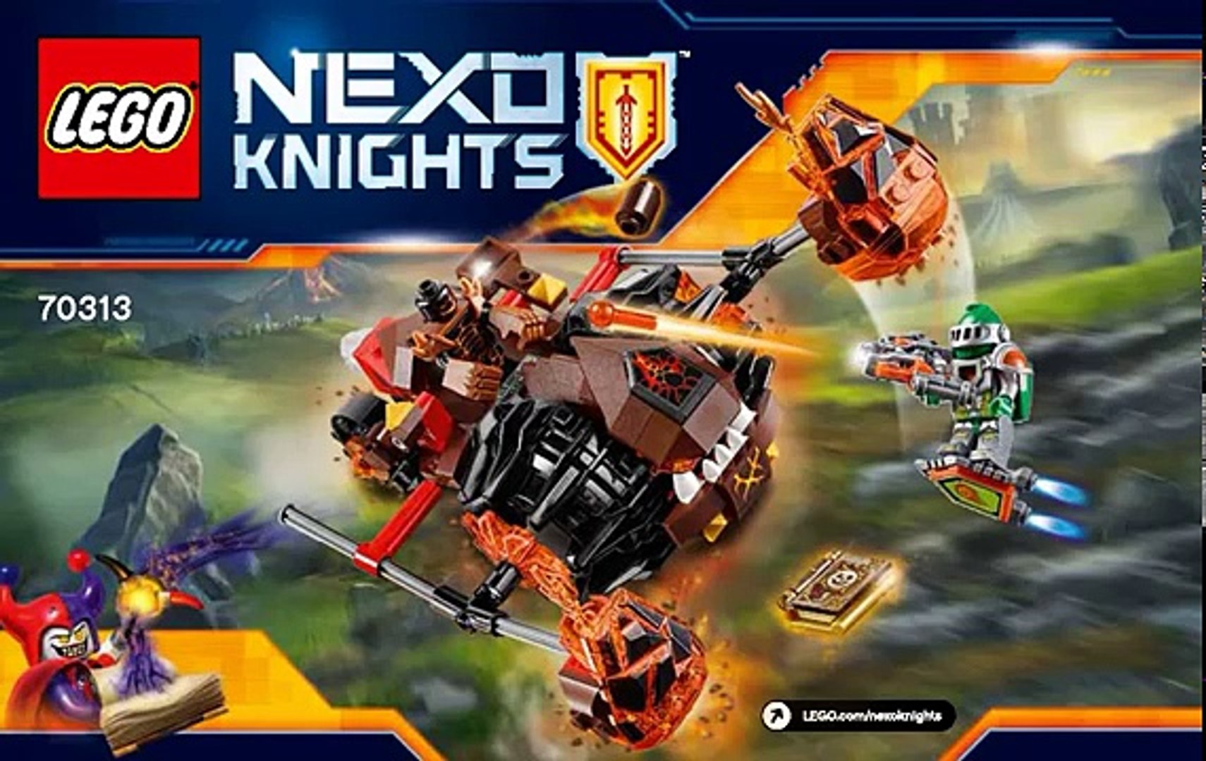 2016 Lego Nexo Knights Moltors Lava Smasher instructions 70313 - video  Dailymotion