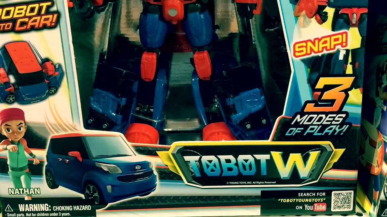 TOBOT W (또봇 W) - Robot Transformation Demo from Car to Robot, and Back to Car