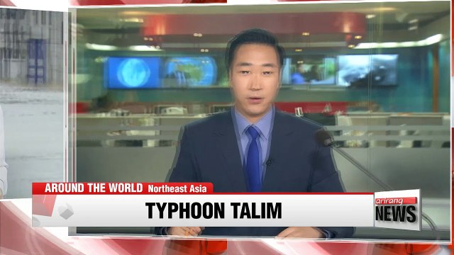 Tropical storm Talim hits Japan
