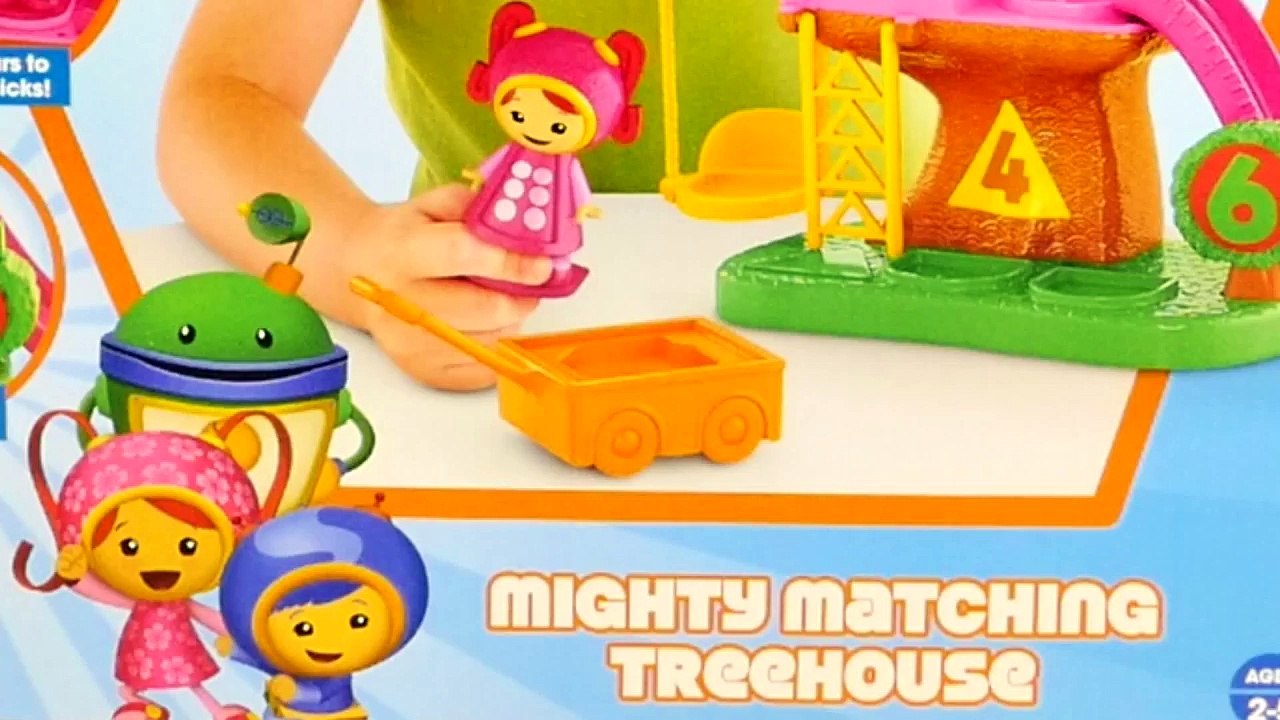 Team Umizoomi Mighty Matching Treehouse with Peppa Pig Learning Numbers and Counting Shapes