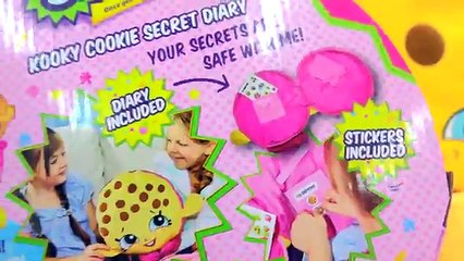 Download Video: Shopkins Season 1 Kooky Cookie Plush Secret Diary + Surprise Blind Bags - Cookieswirlc