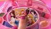 Disney Princess Beauty Center! Expanding Cosmetic Case with Lip gloss Nails! Unboxing