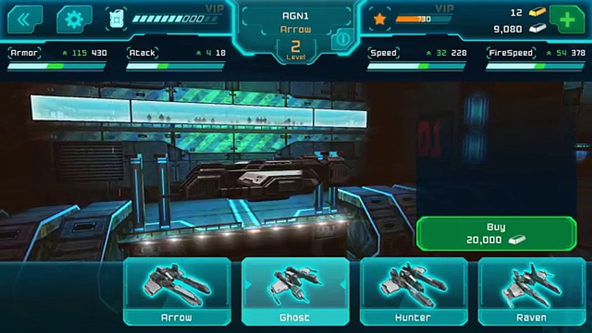 Space Jet - Online space games (Android) - gameplay.