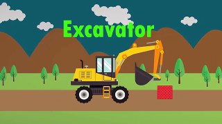 Construction Vehicles Names Educational Kid Videos | learn spelling #3