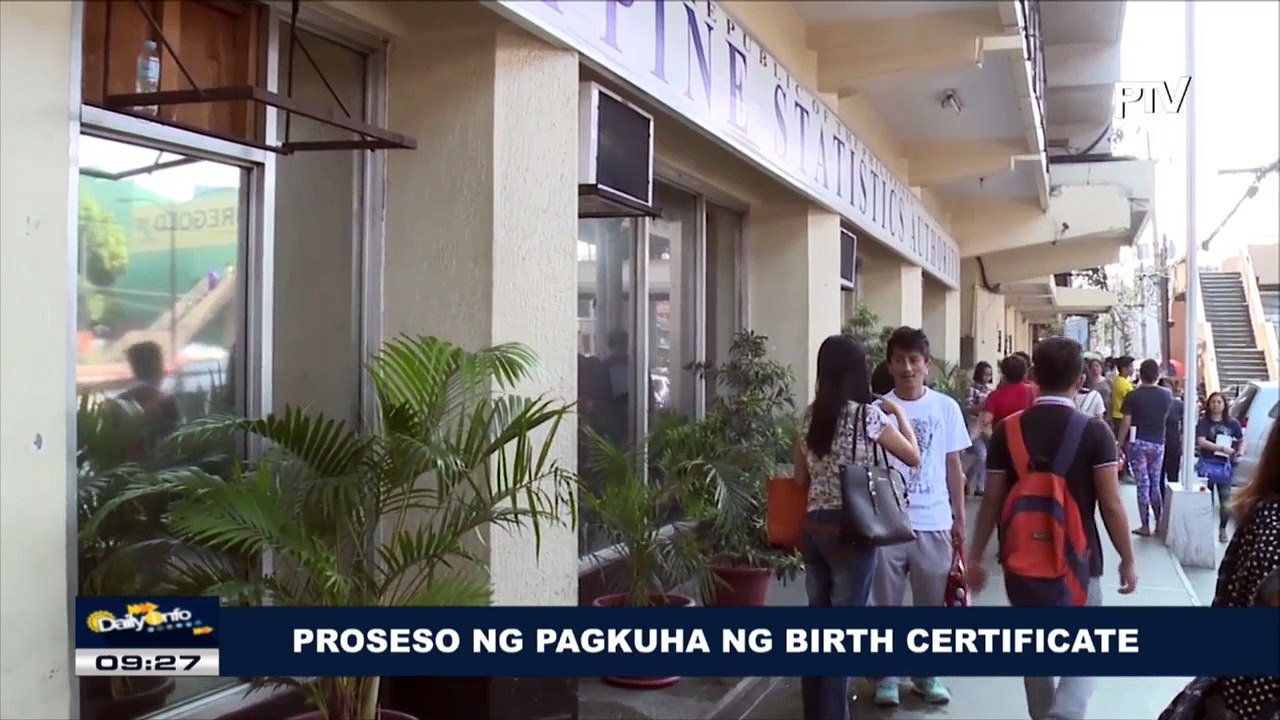 FYI: Proseso ng pagkuha ng birth certificate