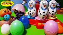 たまご アンパンマン おもちゃアニメ❤アナと雪の女王 オラフ❤おかあさんといっしょ♦Episode46 Anpanman Surprise　Eggs Toys Animation