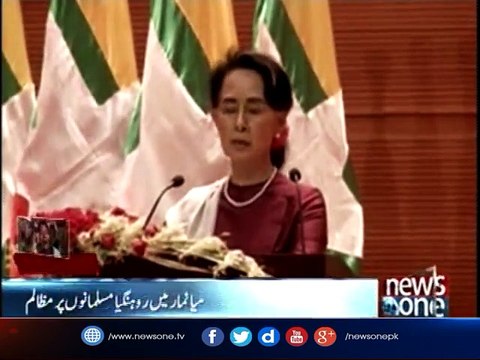 Suu Kyi appeals to global community, vows to repatriate some Rohingya