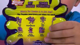 Slimy Sludge Rot Zombie - Surprise Blind Bag Opening - Toy Figure in Slime