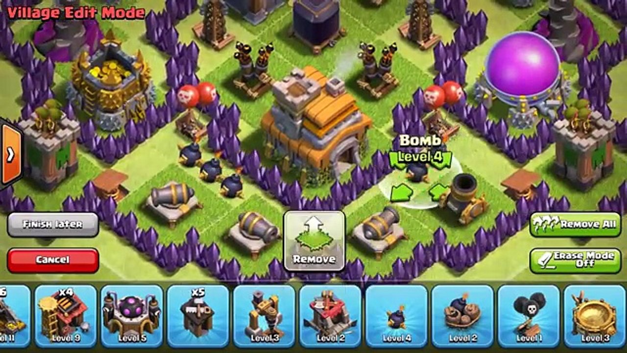 TH 7 Hybrid Base (I) with REPLAYS!!! | 3 Air Defenses | Clash of Clans