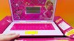 BARBIE Mattel Barbies Learning Laptop A Barbie Video Toy Review