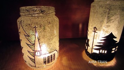 DIY Christmas Decorations | Candle Holders