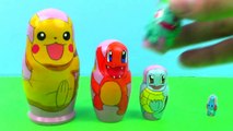 Pokemon Nesting Matryoshka Dolls with Surprise Toys Stacking Cups Toy Surprise! Toy Box Magic