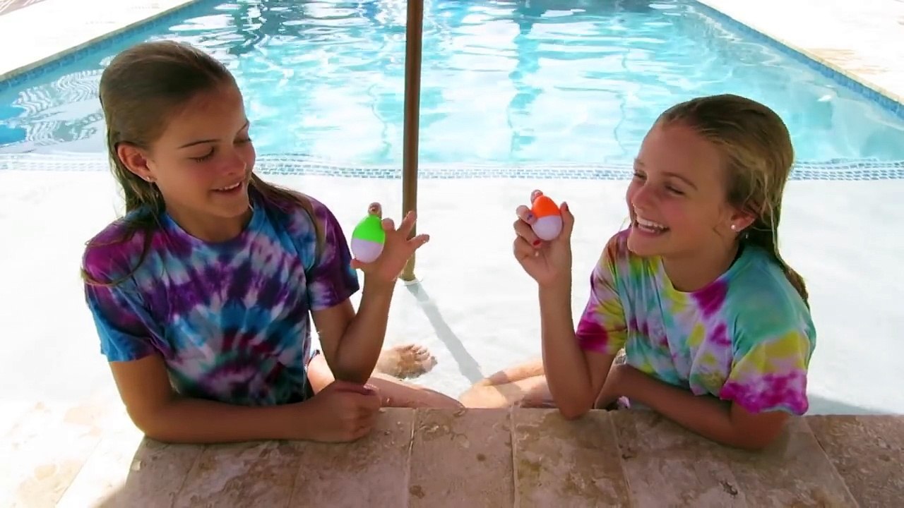 Rotten Egg Pool Challenge ~ Jacy and Kacy